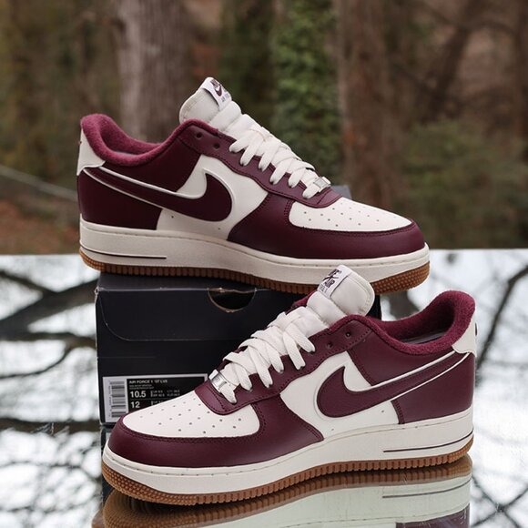 Nike Air Force 1 LV8 College Pack Night Maroon - Picture 9 of 14